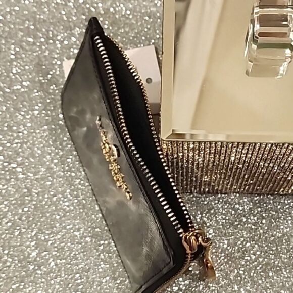 Kate Spade Darcy Medium L Zip Leather Card Holder - Picture 9 of 10